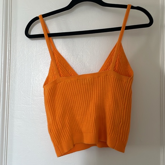 Sandro knit tank top, orange, size M. Excellent condition! - Picture 2 of 3
